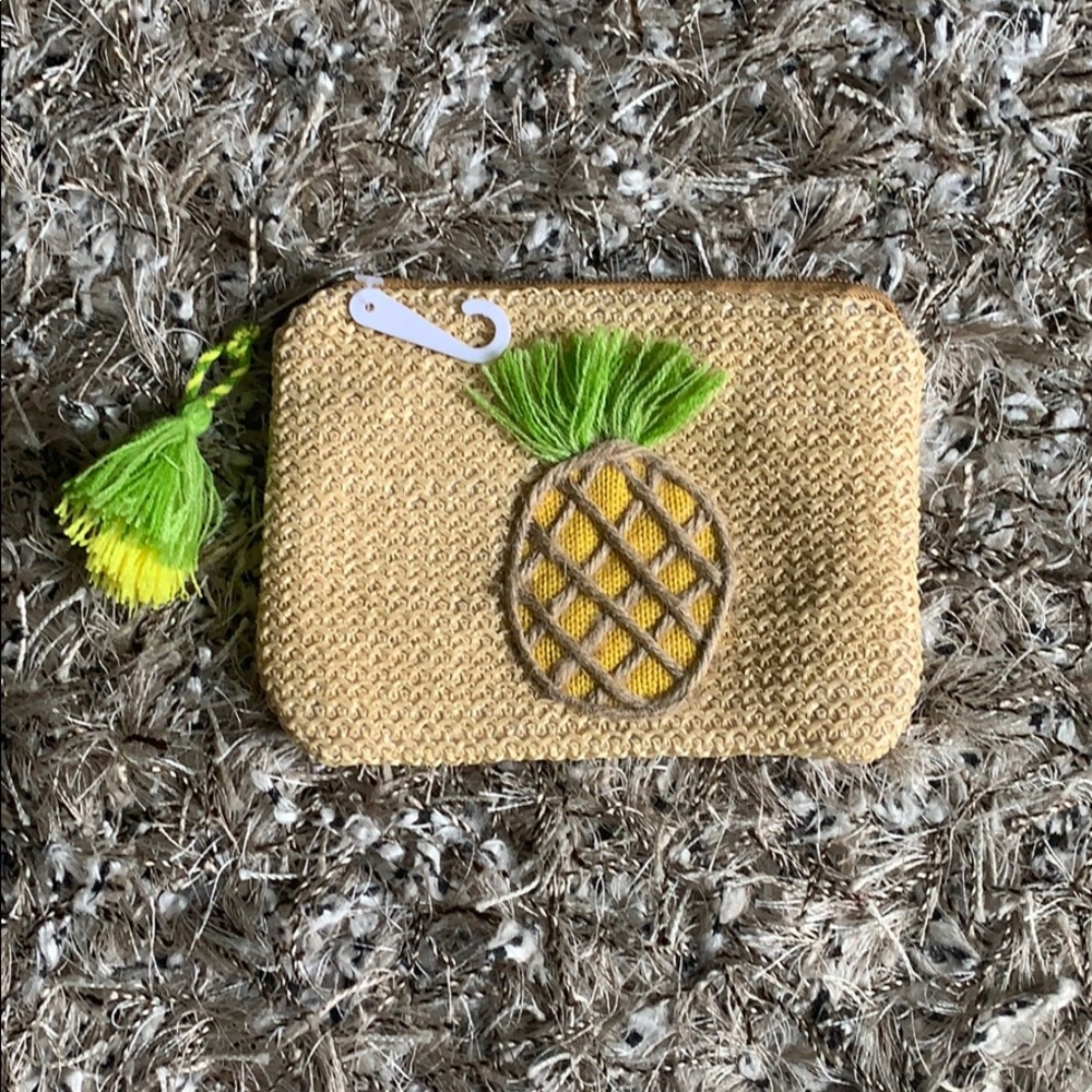 Pineapple‎ straw cosmetic bag/pouch